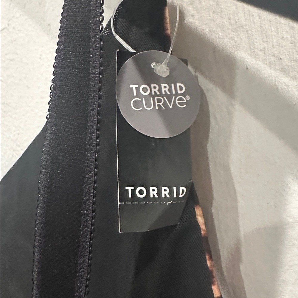 Torrid curve leopard 360 animal print lightly lined t shirt bra 50C NWT - Picture 4 of 6